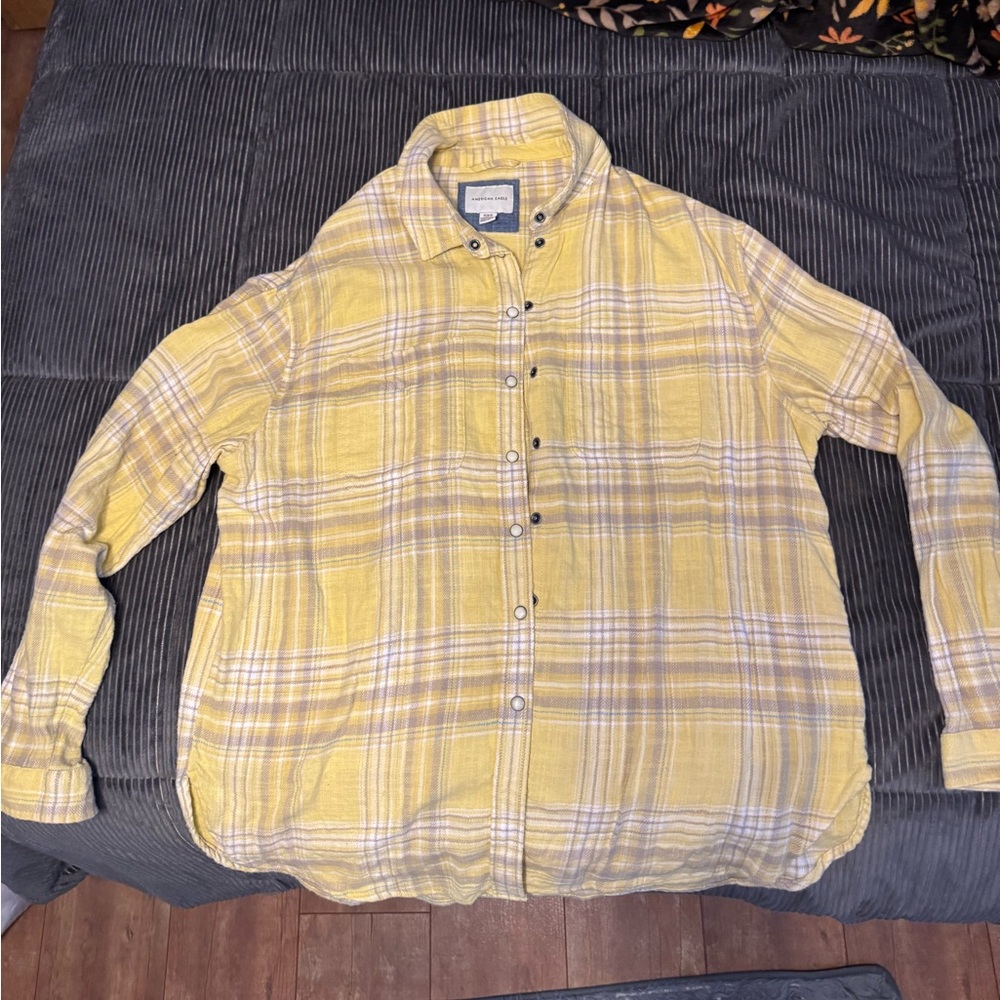 AE oversized button up shirt